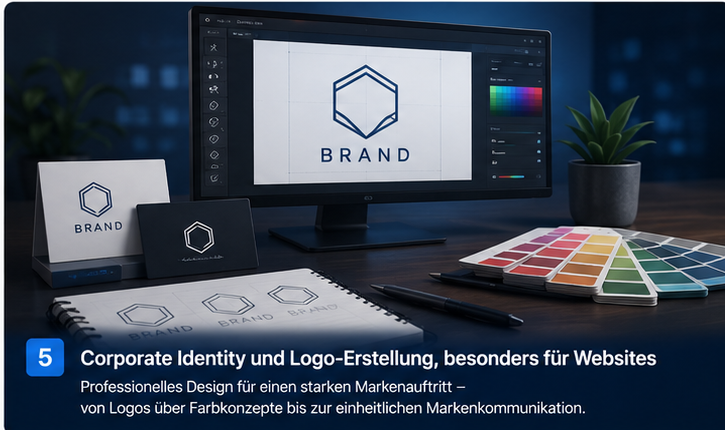 Grafik für Corporate Identity und Logo-Erstellung