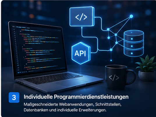 Grafik für individuelle Programmierdienstleistungen